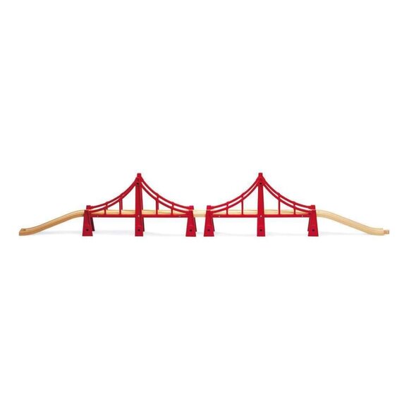 BRIO World Double Suspension Bridge - Picture 1 of 2